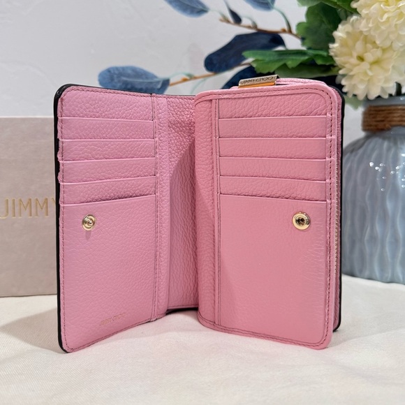 NEW✨Jimmy Choo Star Studded Bifold Compact Wallet - Picture 7 of 16